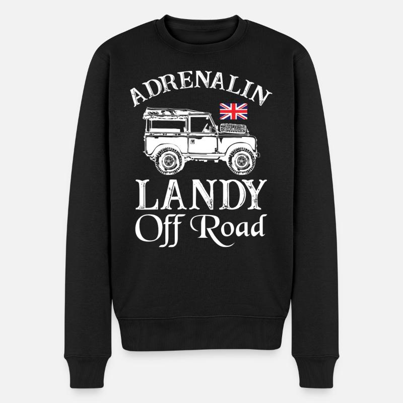 Adrénaline Landy Off Road - Pull Premium bio Homme - noir