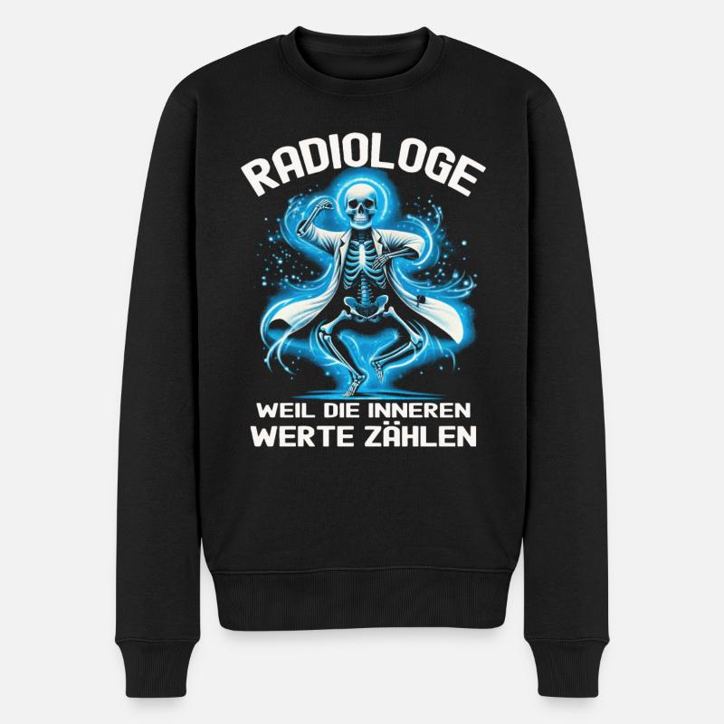 Radiologue - Pull Premium bio Homme - noir