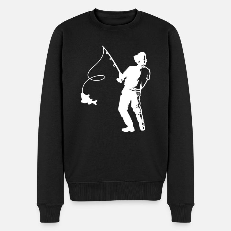 Pêche - Pull Premium bio Homme - noir