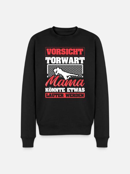 Torwart - Männer Premium Bio Pullover - Schwarz