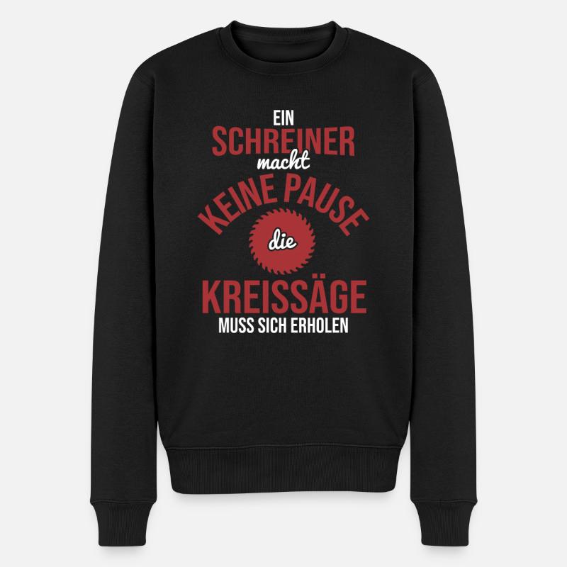 Schreiner - Männer Premium Bio Pullover - Schwarz