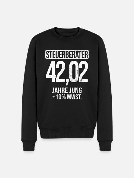 Spruch Steuerberater Beruf - Männer Premium Bio Pullover - Schwarz