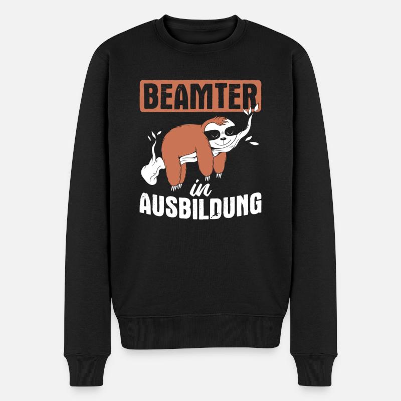 Beamter Beamte - Männer Premium Bio Pullover - Schwarz