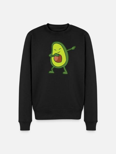 Avocado - Dab, dabbing, dancing - Men's Premium Organic Jumper - black