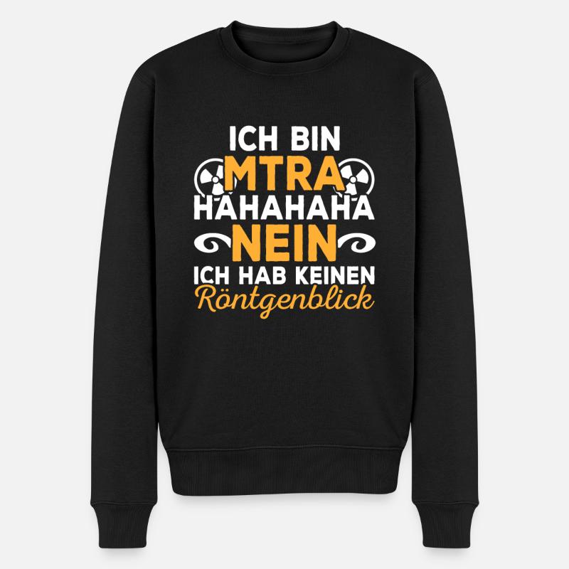 MTRA Medizinisch-Technischer Radiologie Assistent - Männer Premium Bio Pullover - Schwarz
