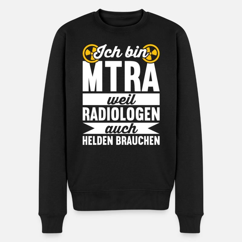 MTRA Medizinisch-Technischer Radiologie Röntgen - Männer Premium Bio Pullover - Schwarz