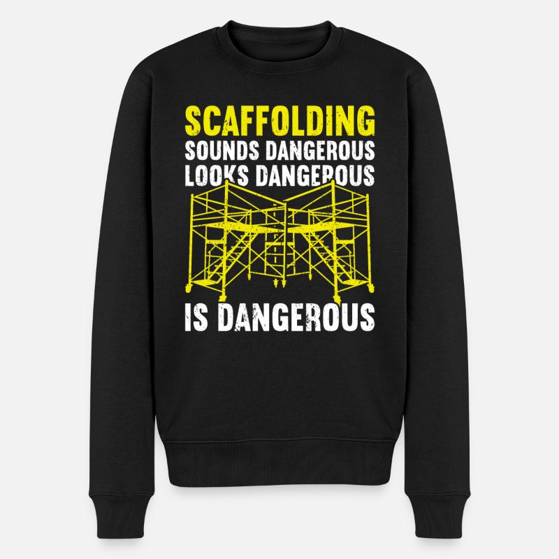 Échafaudage Échafaudage - Pull Premium bio Homme - noir