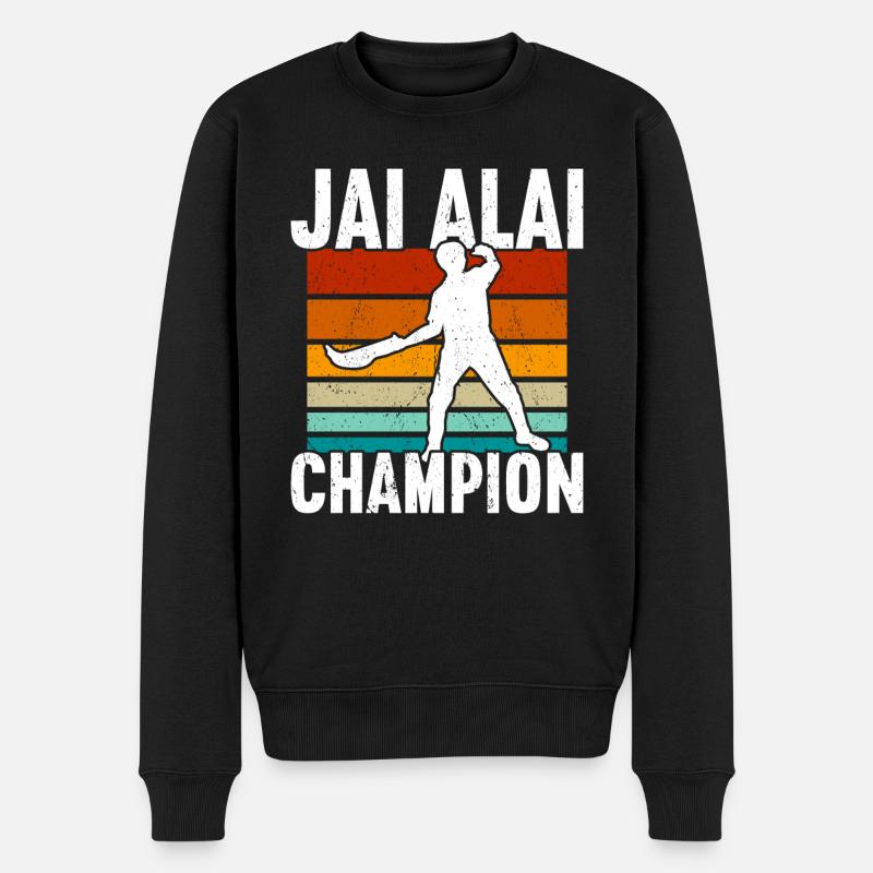 Jai Alai - Pull Premium bio Homme - noir
