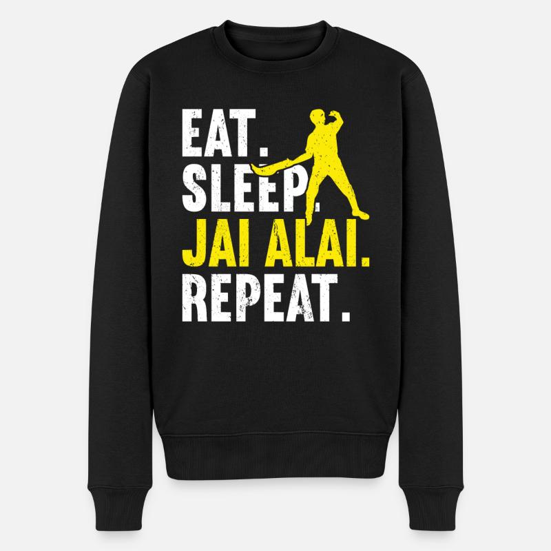 Jai Alai - Pull Premium bio Homme - noir