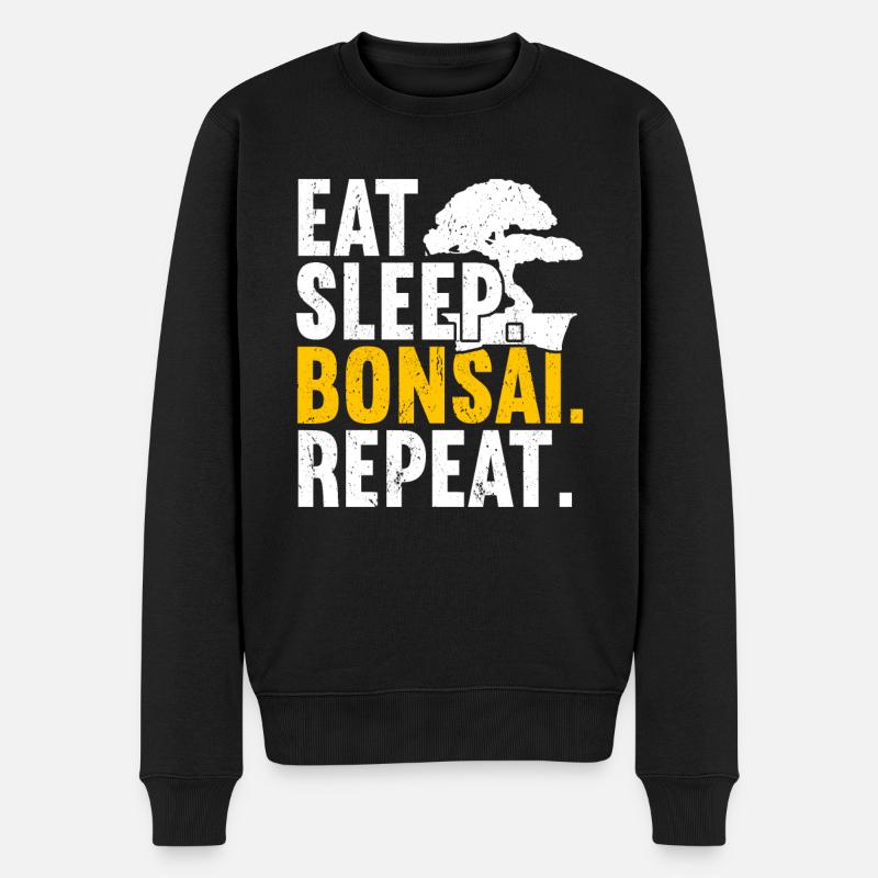 Bonsaï - Pull Premium bio Homme - noir