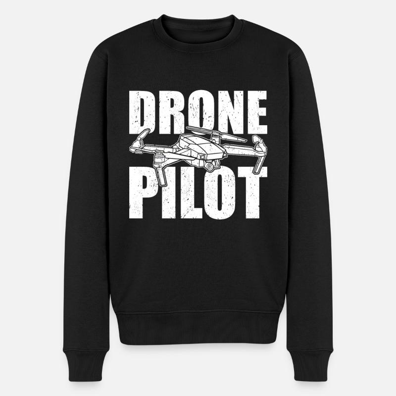 Drone Drones - Men's Premium Organic Jumper - black