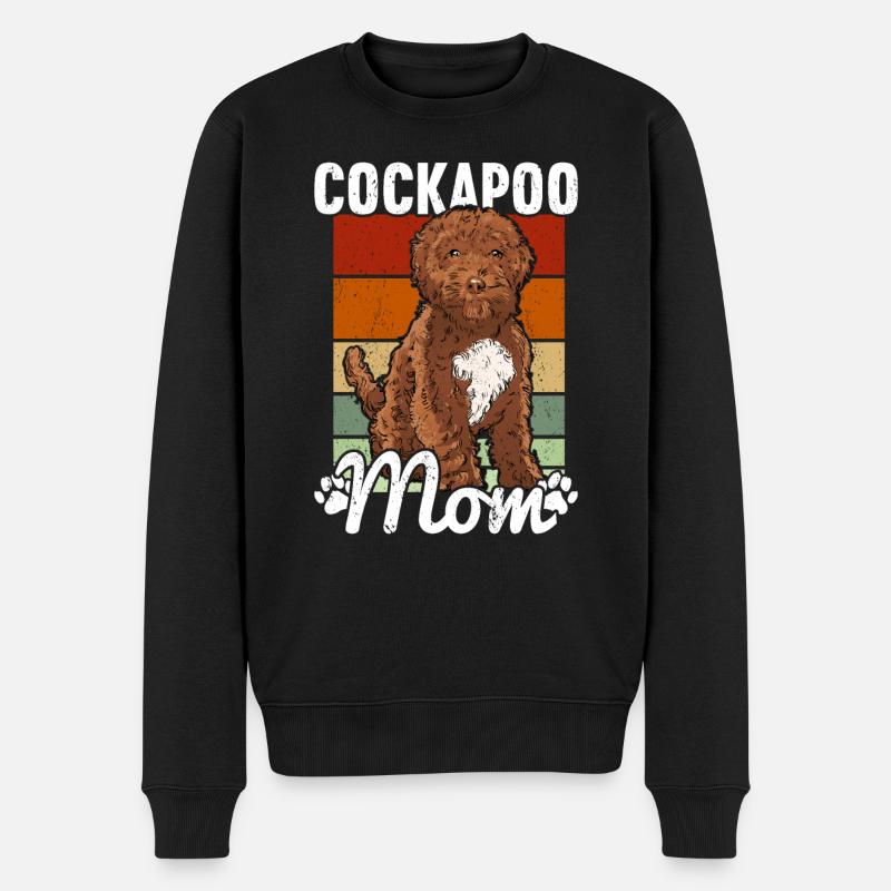 Cockapoo - Men's Premium Organic Jumper - black