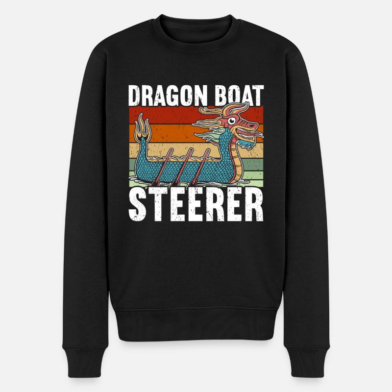 Bateau-dragon - Pull Premium bio Homme - noir