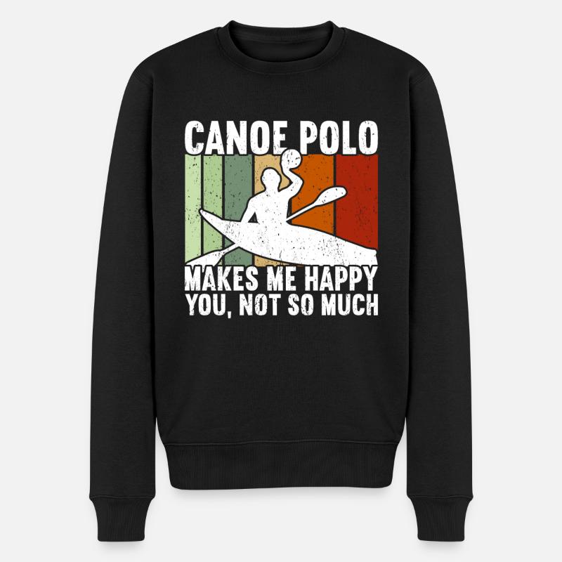 Canoë-polo - Pull Premium bio Homme - noir