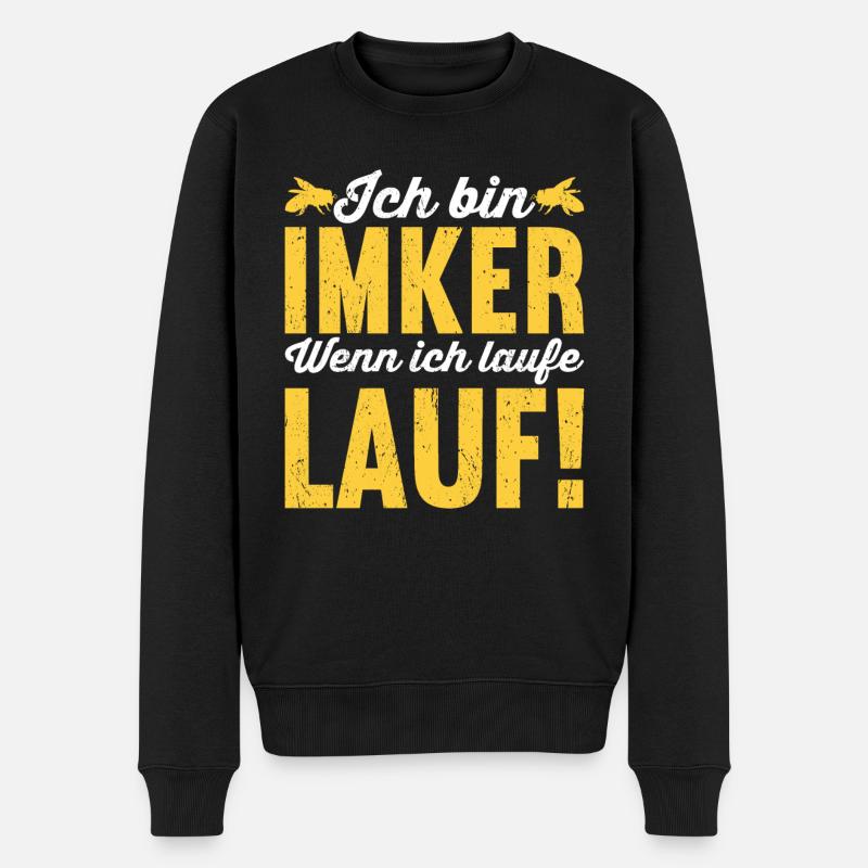 Imker Imkerei Bienen Bienenzüchter - Männer Premium Bio Pullover - Schwarz