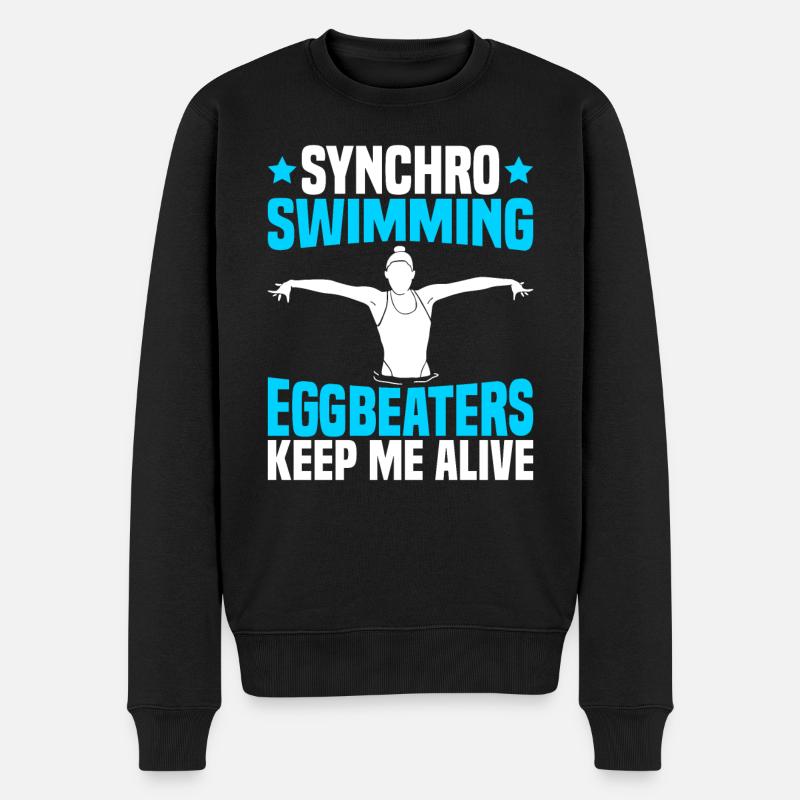 Nage synchronisée - Pull Premium bio Homme - noir