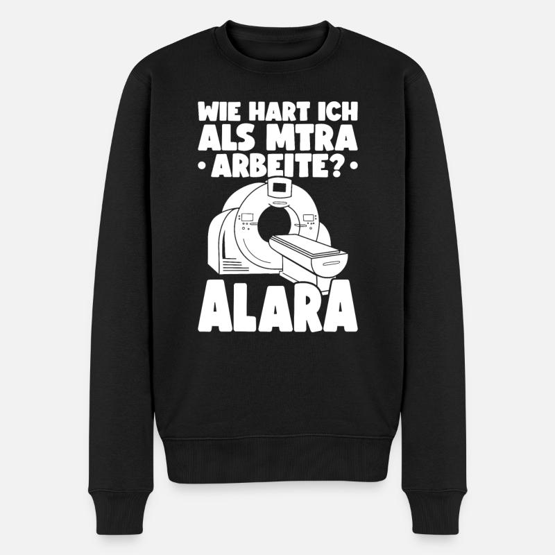MTRA Alara Radiologie Assistent - Männer Premium Bio Pullover - Schwarz