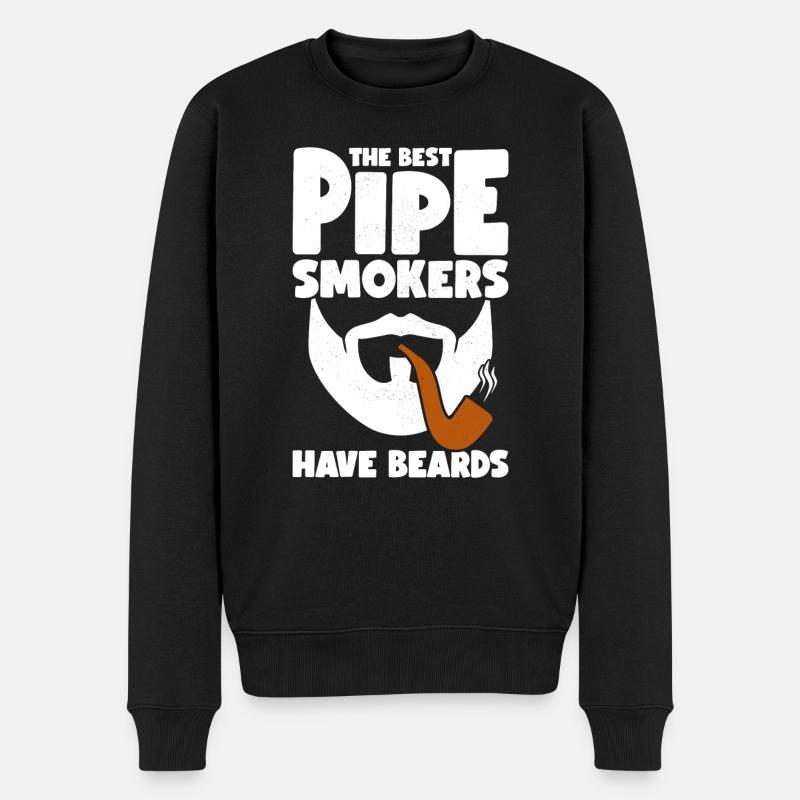 Pipe Pipe à fumer - Pull Premium bio Homme - noir