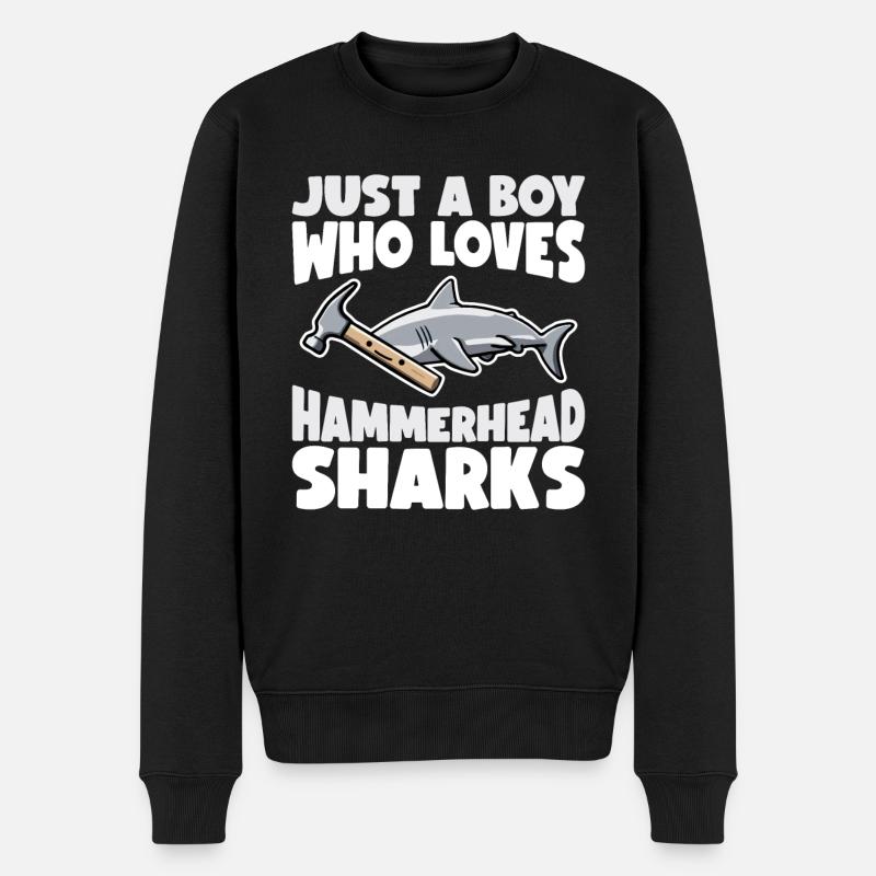 Requin marteau Requin marteau Requin cadeau requin - Pull Premium bio Homme - noir