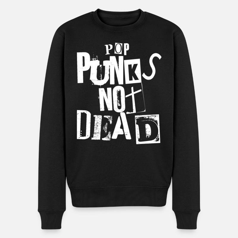 Pop Punks Not Dead - Vintage Grunge - Pop Punk Is - Pull Premium bio Homme - noir