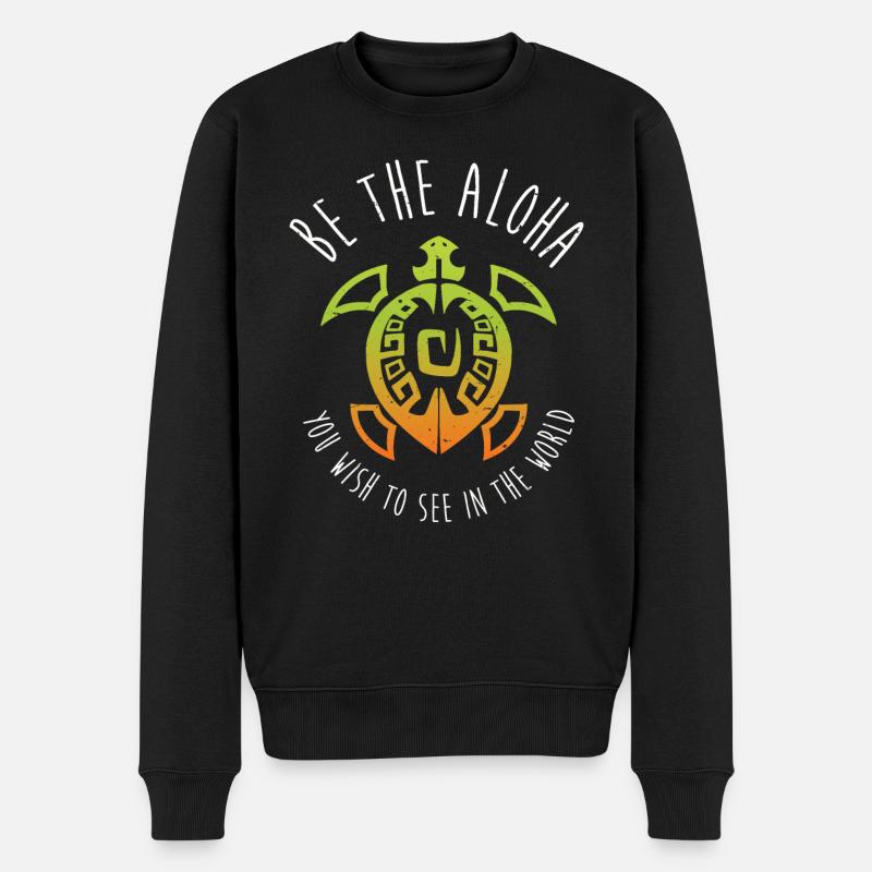 Hawaii Turtle Aloha - Pull Premium bio Homme - noir