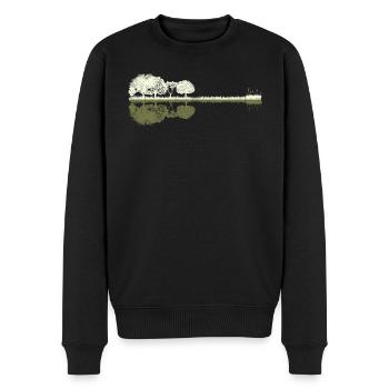 Nature Guitar - Pull Premium bio Homme - noir - Devant - Nico (187cm)