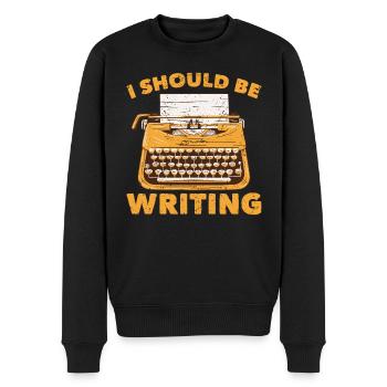 I Should Be Writing - Typewriter School - Pull Premium bio Homme - noir - Devant - Nico (187cm)