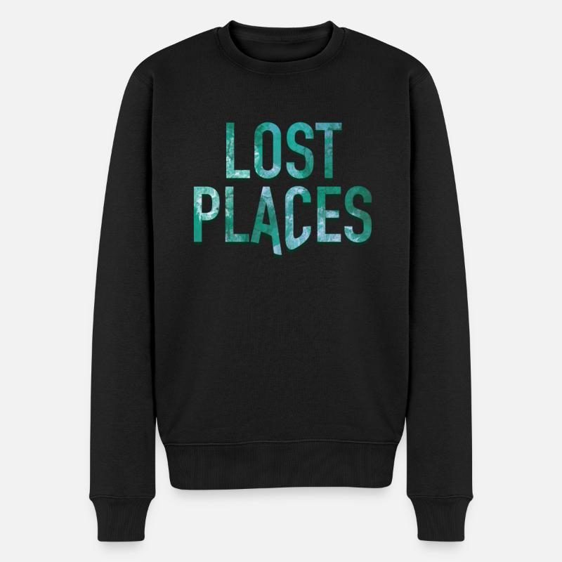 Lost Places - Urbex - Männer Premium Bio Pullover - Schwarz