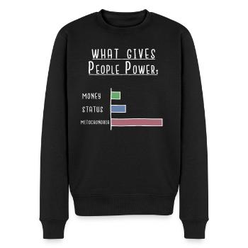 Biologie - Männer Premium Bio Pullover - Schwarz - Vorne - Nico (187cm)