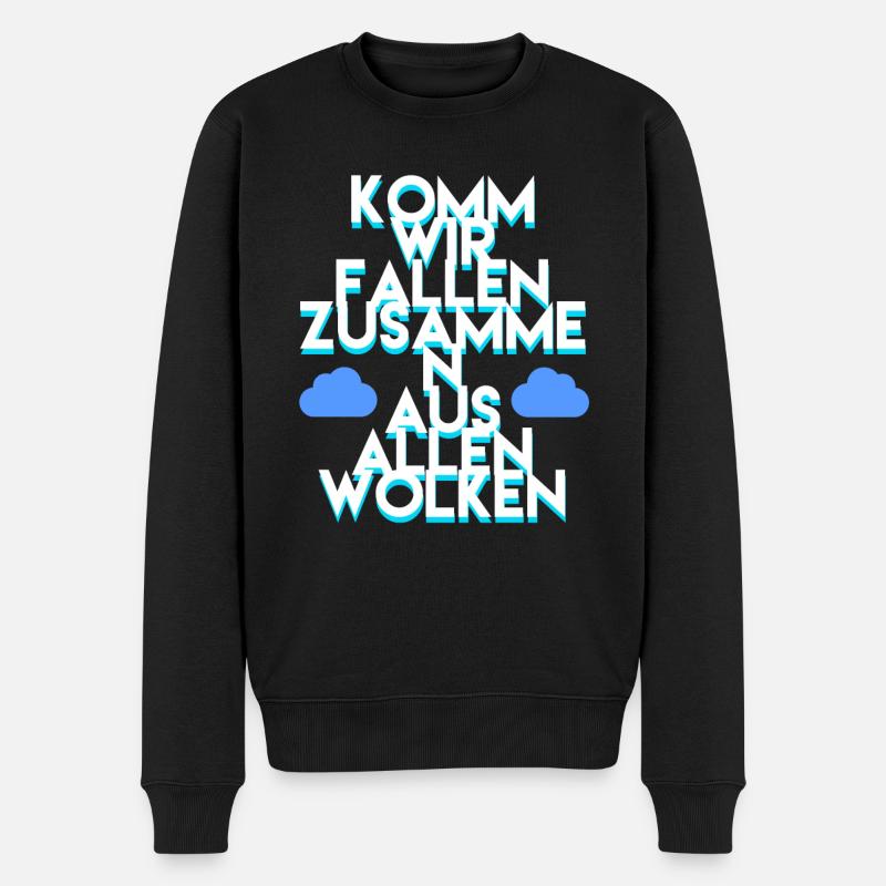 Fallschirmspringen - Männer Premium Bio Pullover - Schwarz
