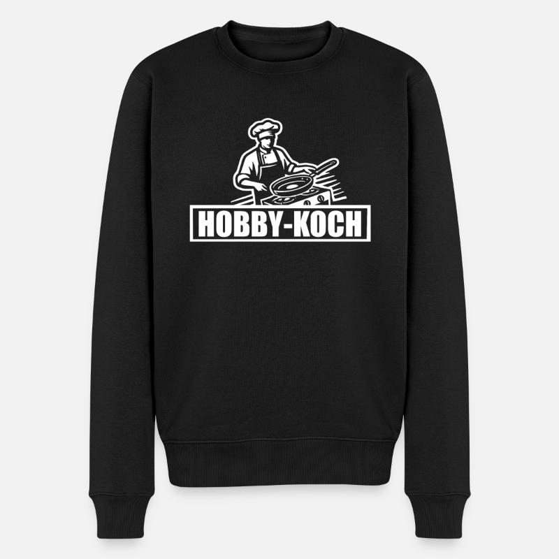 Hobbykoch - Kochen - Männer Premium Bio Pullover - Schwarz