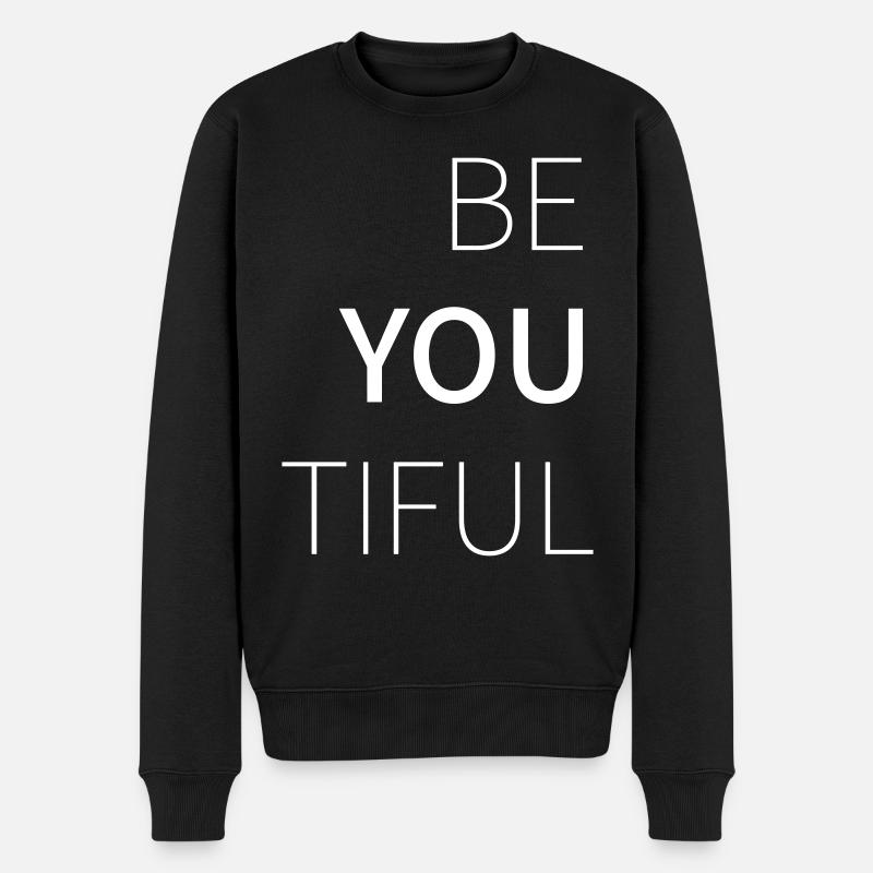 Sois toi très belle - Pull Premium bio Homme - noir