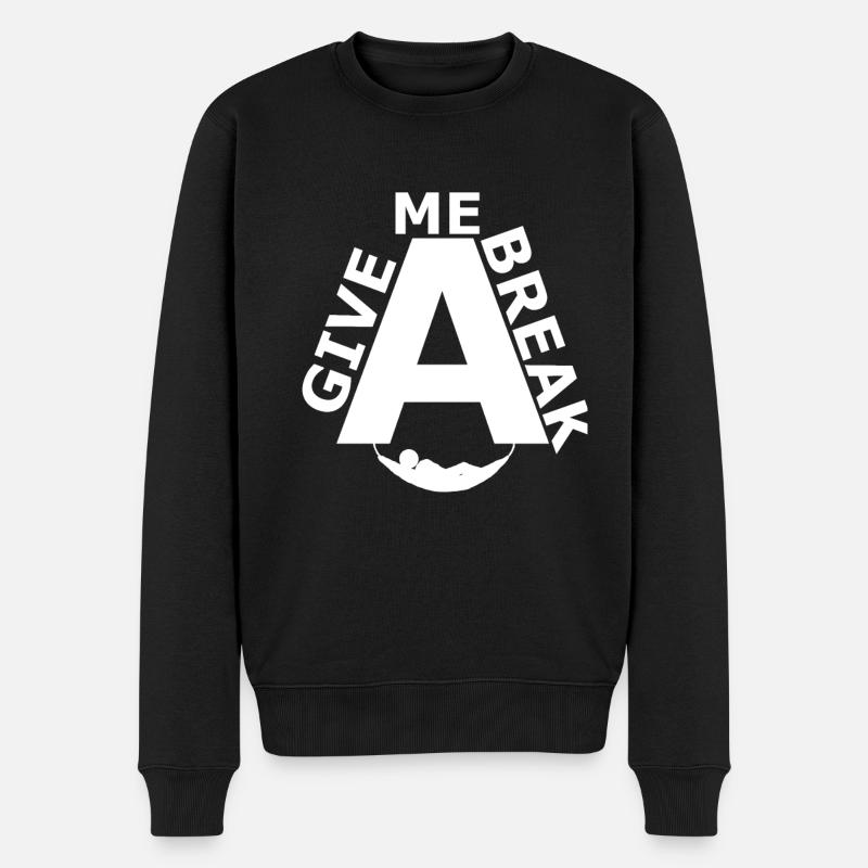 Pause - Pull Premium bio Homme - noir