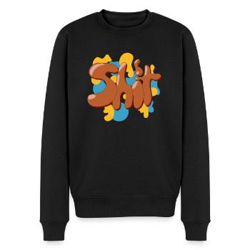 Shit - Men's Premium Organic Jumper - black - Front - Nico (187cm)