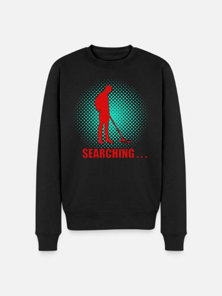 Sondengänger - Sondeln - Männer Premium Bio Pullover - Schwarz