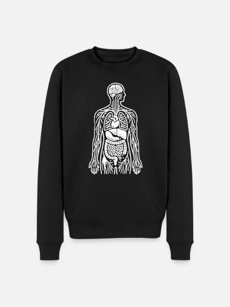 Medicine - Body - Men's Premium Organic Jumper - black