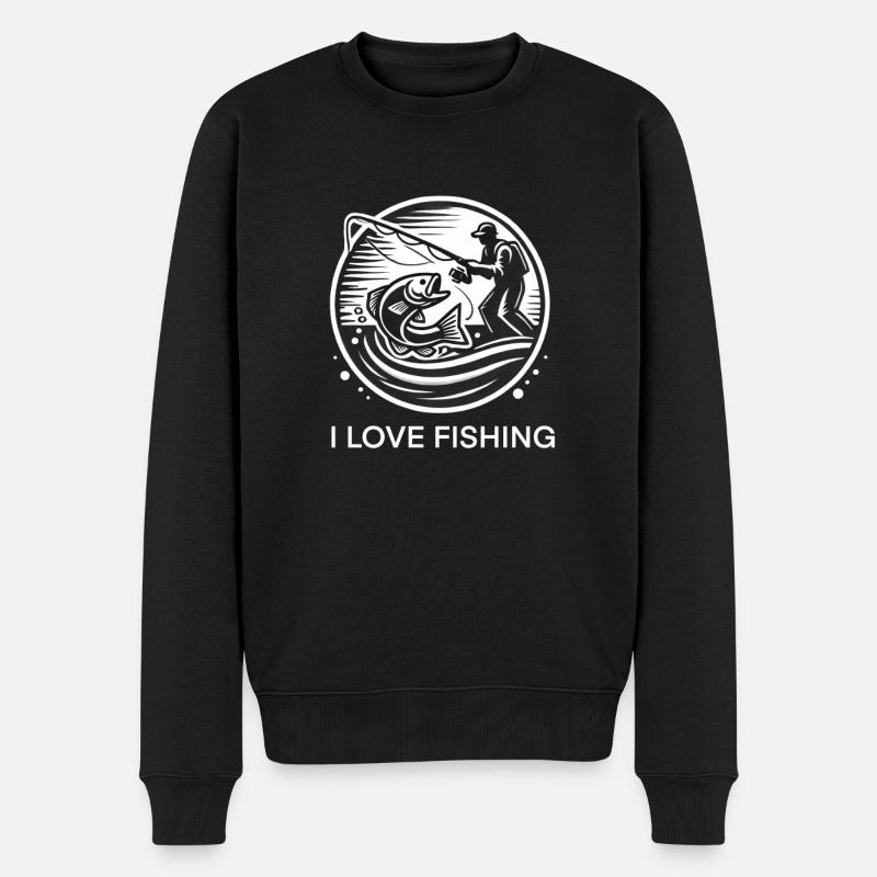 J’adore la pêche - Pull Premium bio Homme - noir