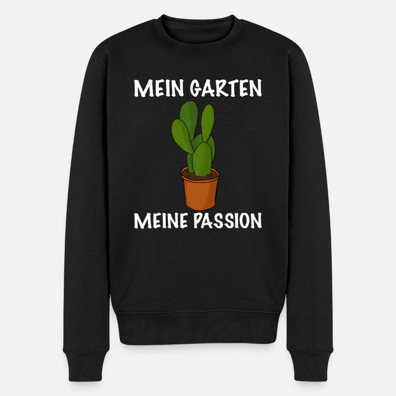 Gärtner Passion - Männer Premium Bio Pullover - Schwarz