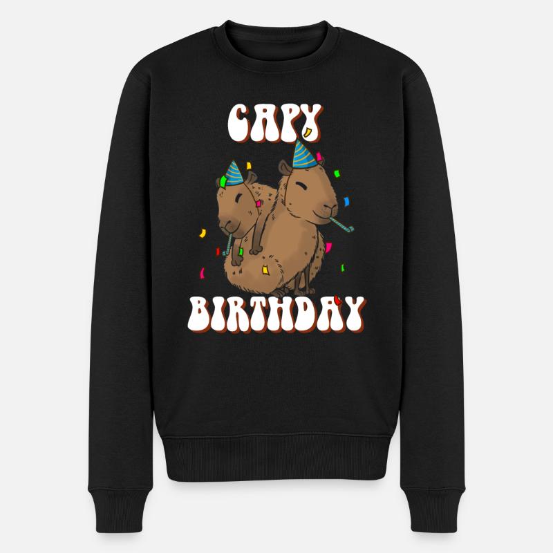 Capy anniversaire Capybara - Pull Premium bio Homme - noir