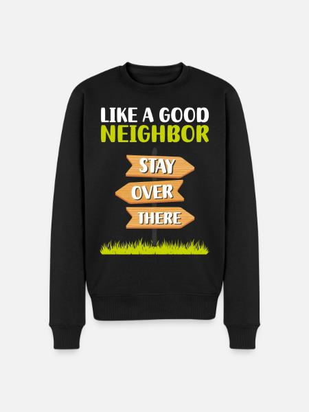 Nachbarschaft Freunde Bier Einweihung - Männer Premium Bio Pullover - Schwarz