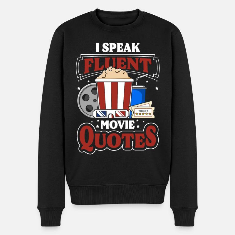 Écran cinéphile Personnel Hollywood - Pull Premium bio Homme - noir