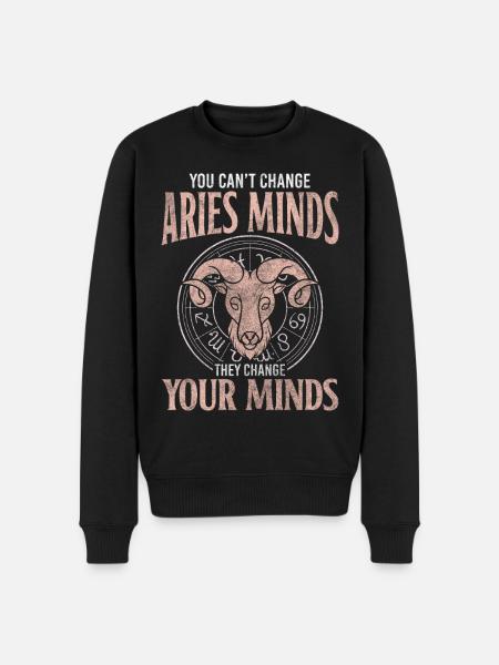 Aries Birthday Pride - Men's Premium Organic Jumper - black