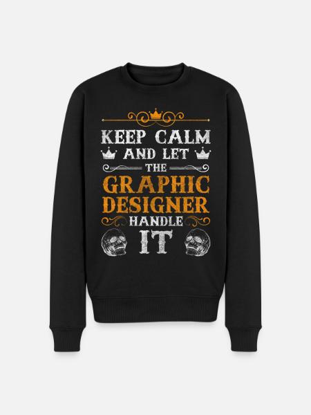 Art Graphics - Men's Premium Organic Jumper - black