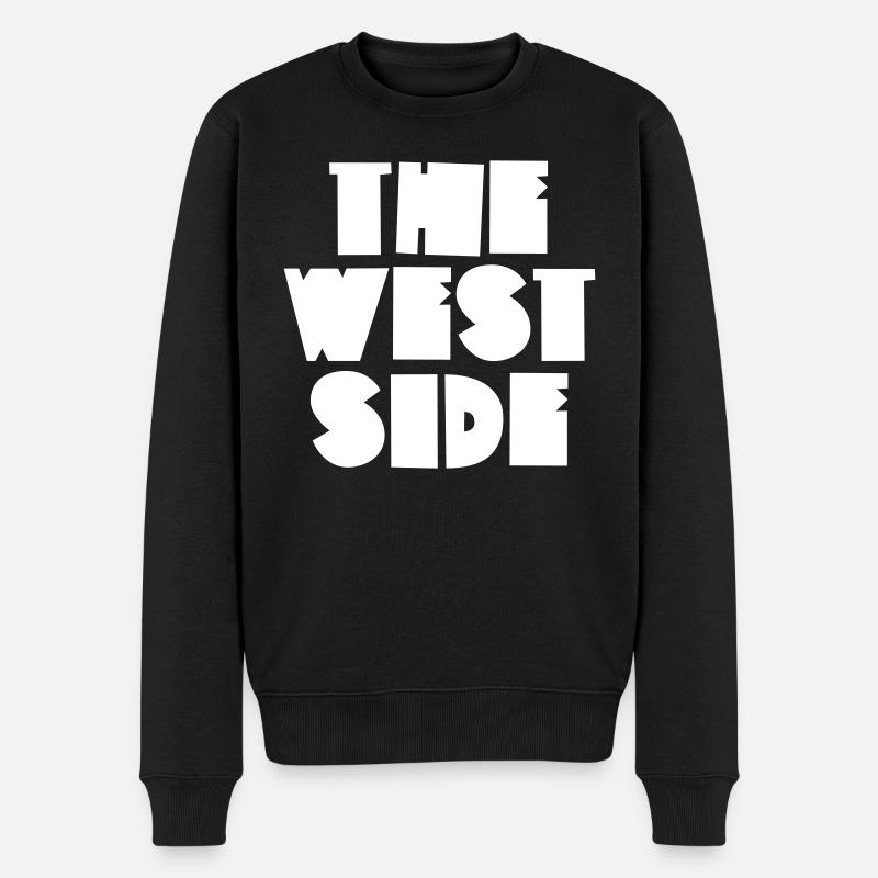 Le côté ouest - Pull Premium bio Homme - noir