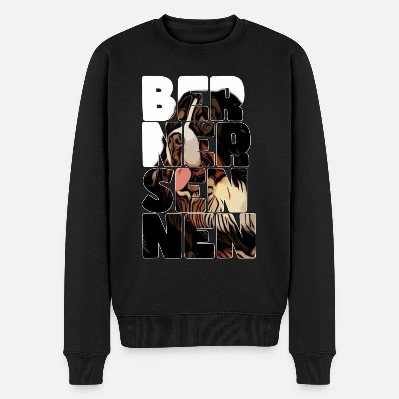 Bouvier bernois - Pull Premium bio Homme - noir