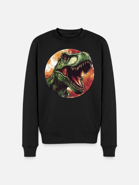 T-Rex - Pull Premium bio Homme - noir