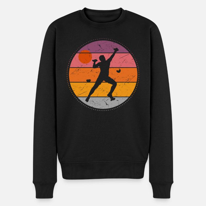 Escalade Alpinistes Bloc Grimpeurs - Pull Premium bio Homme - noir