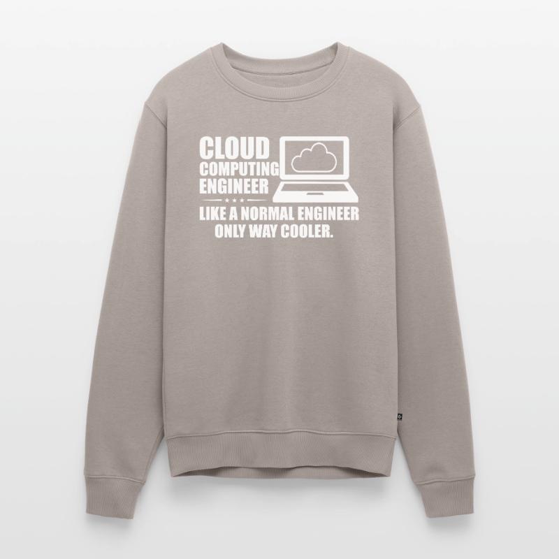 Cloud Computing Engineer Definition Retro Computer Männer Premium Bio Pullover