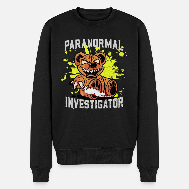 Enquêteur paranormal - Pull Premium bio Homme - noir