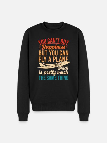 Airline Pilot Captain - Men's Premium Organic Jumper - black